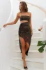 Closer To This Midi Dress Black Sequin sold by Hello Molly