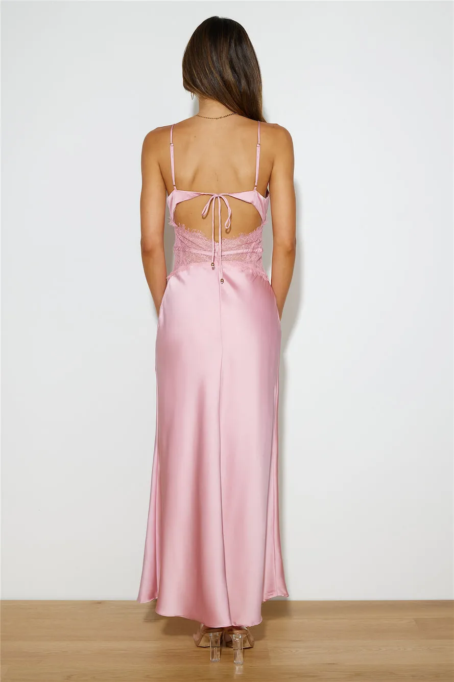 Seen In Luxe Maxi Dress Blush sold by Hello Molly product image thumbnail 5