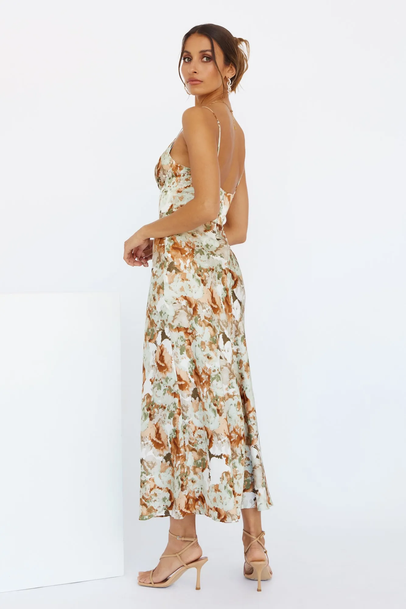 Heart You Midi Dress Sage sold by Hello Molly product image thumbnail 5