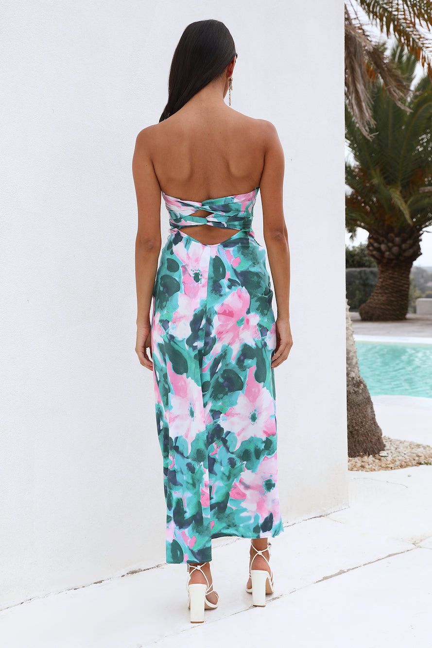 Tropical Day Maxi Dress Green sold by Hello Molly product image thumbnail 5