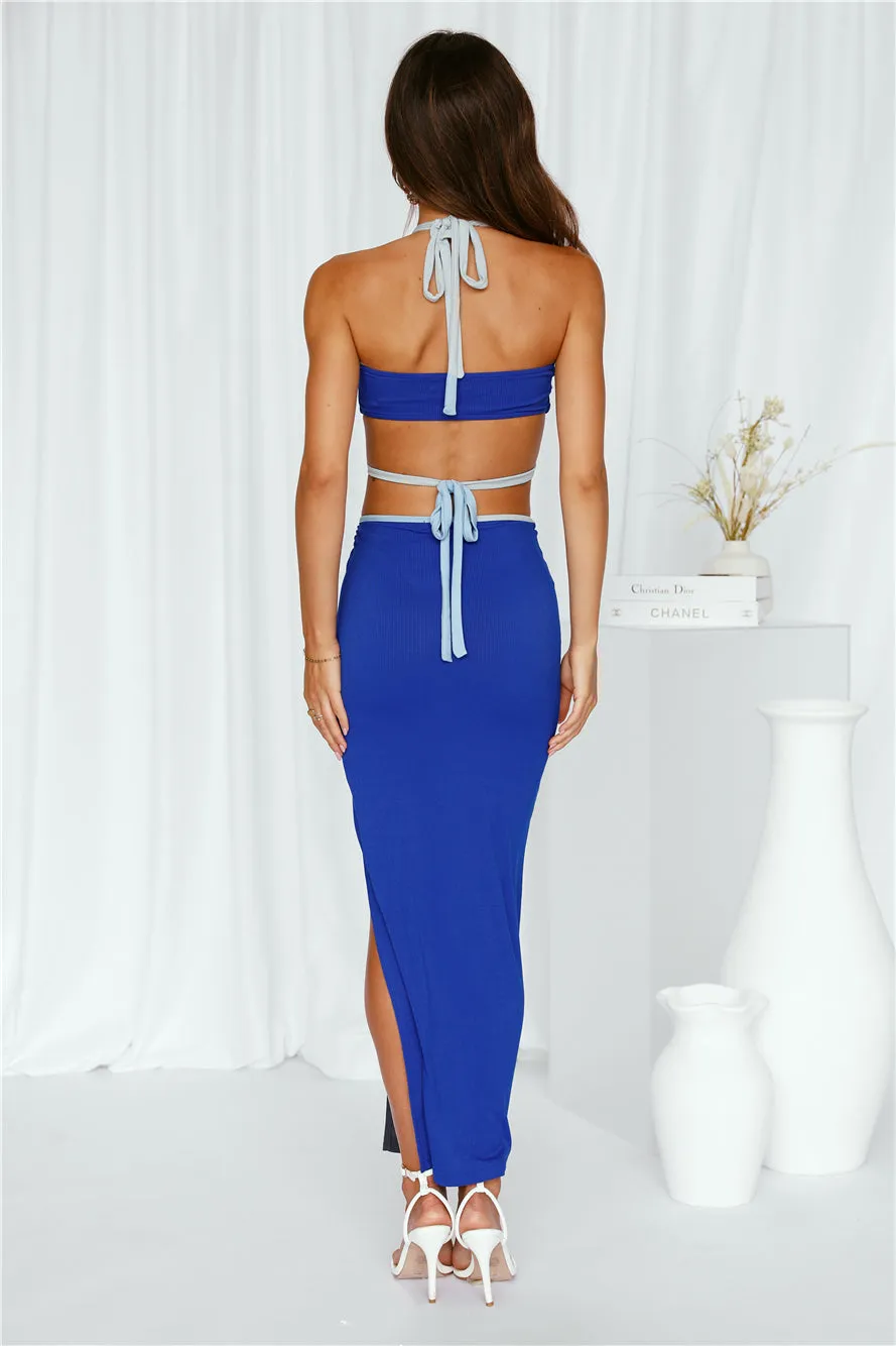 Smiley Times Maxi Skirt Blue sold by Hello Molly product image thumbnail 4