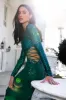 DEAR EMILIA Promise Me Forever Sequin Maxi Dress Green sold by Hello Molly