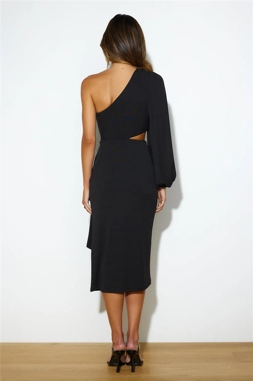 Feeling Snatched Midi Dress Black sold by Hello Molly product image thumbnail 5