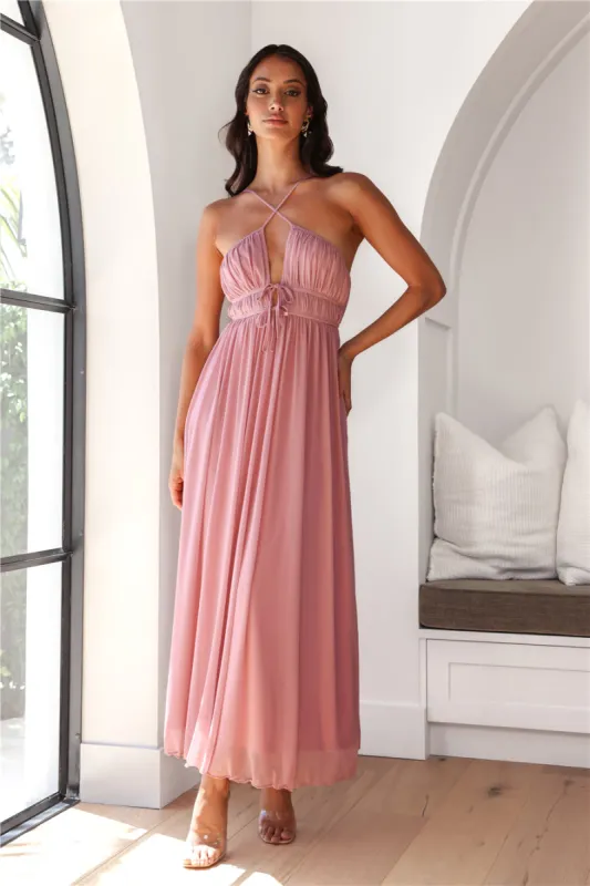 Style Traditions Maxi Dress Blush sold by Hello Molly