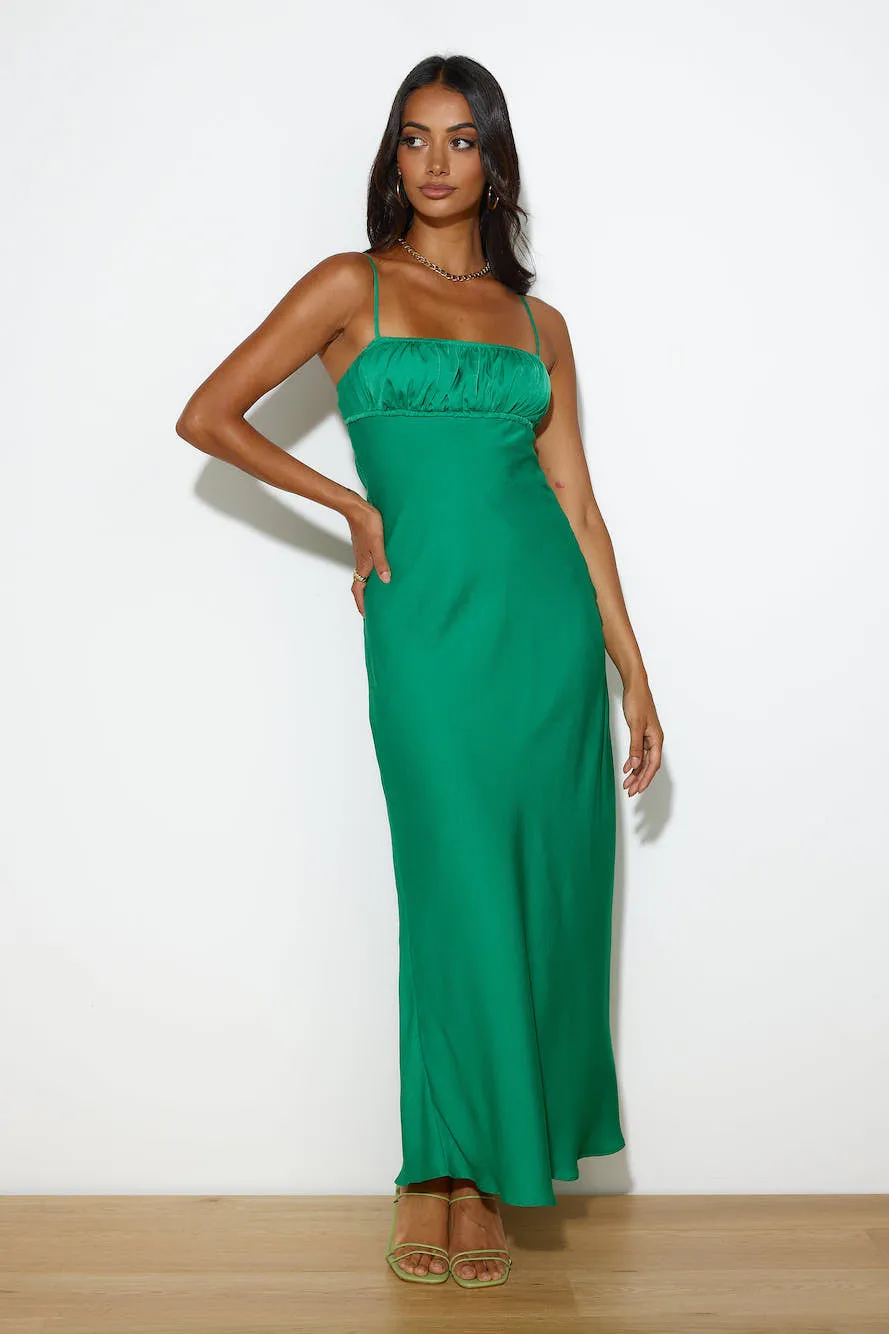 Pretty Lengths Maxi Dress Green sold by Hello Molly product image thumbnail 3