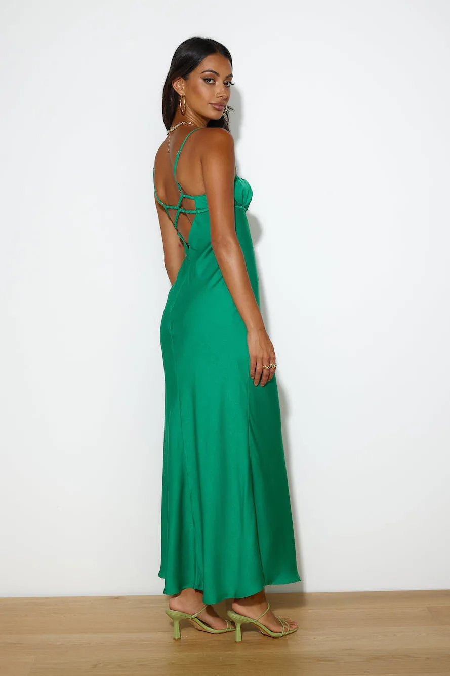 Pretty Lengths Maxi Dress Green sold by Hello Molly product image thumbnail 4