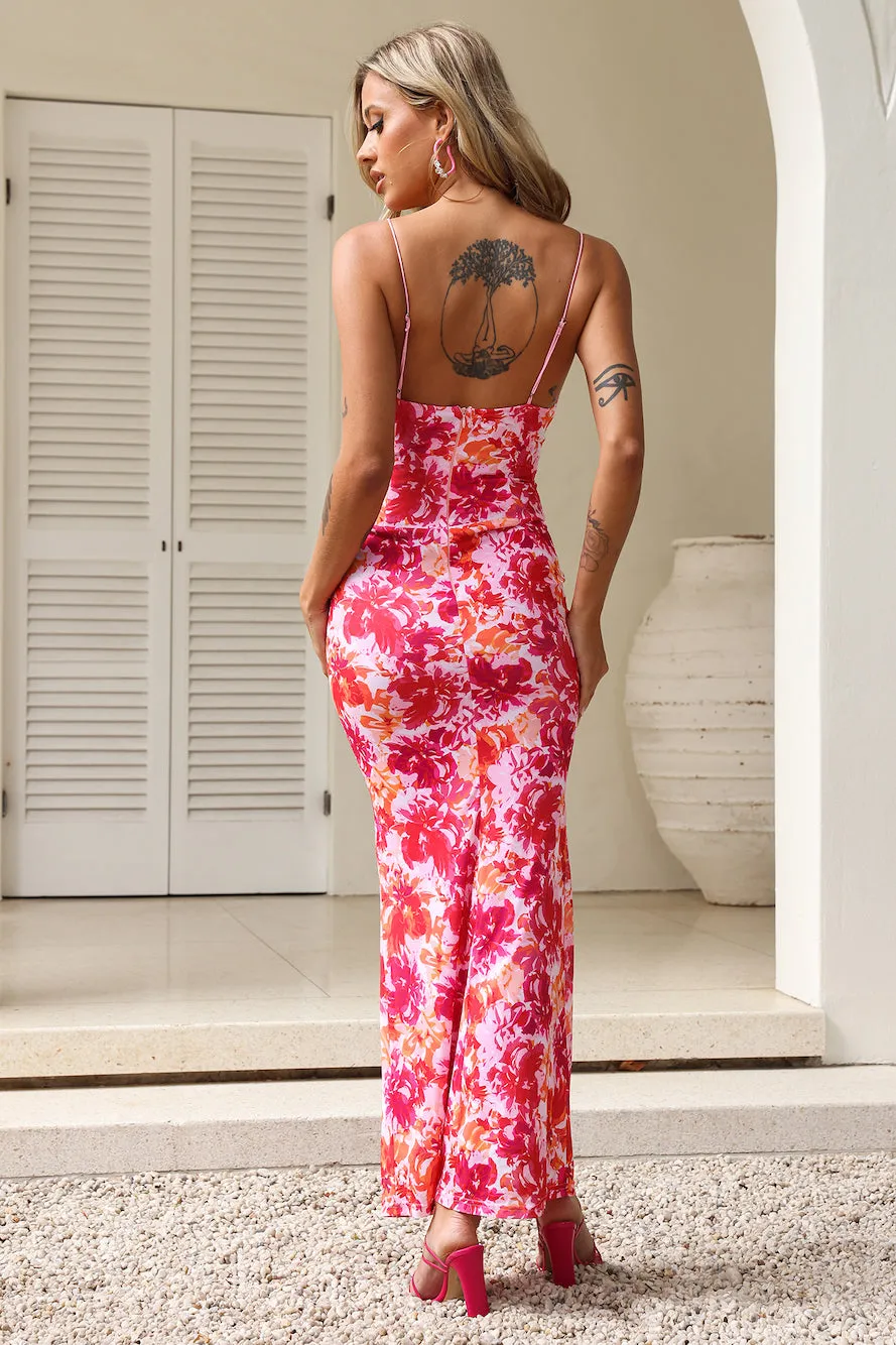 Sweetest Things Maxi Dress Pink sold by Hello Molly product image thumbnail 4