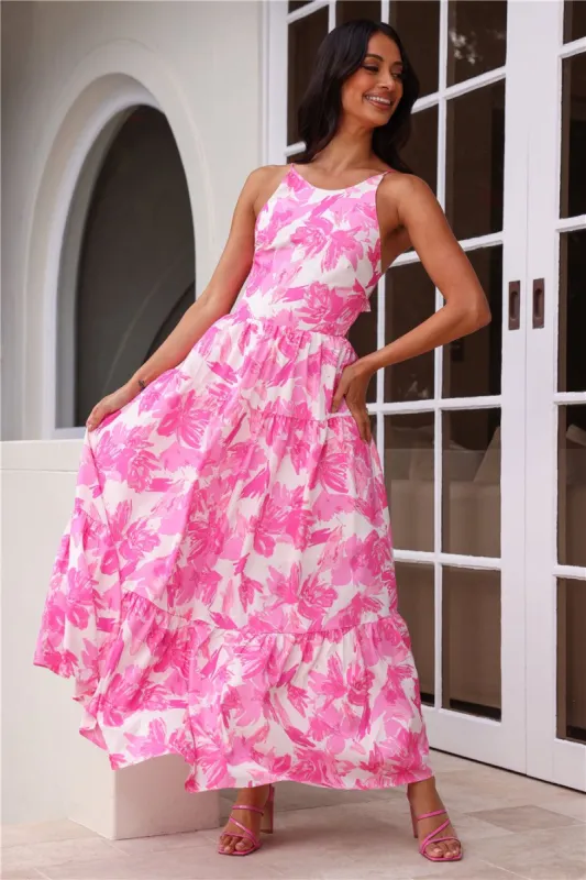 Great Gal Maxi Dress Pink sold by Hello Molly