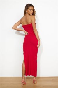 Solar Rays Maxi Dress Red sold by Hello Molly