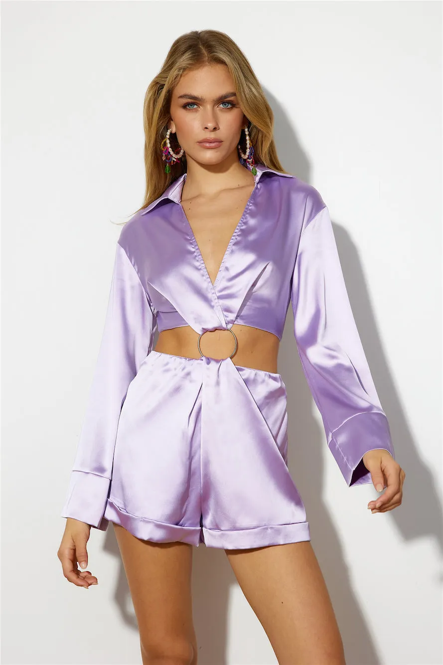 Topped The Charts Romper Lilac sold by Hello Molly product image thumbnail 3
