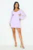 Dainty Long Sleeve Mini Dress Lilac sold by Hello Molly