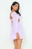 Dainty Long Sleeve Mini Dress Lilac sold by Hello Molly