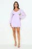 Dainty Long Sleeve Mini Dress Lilac sold by Hello Molly