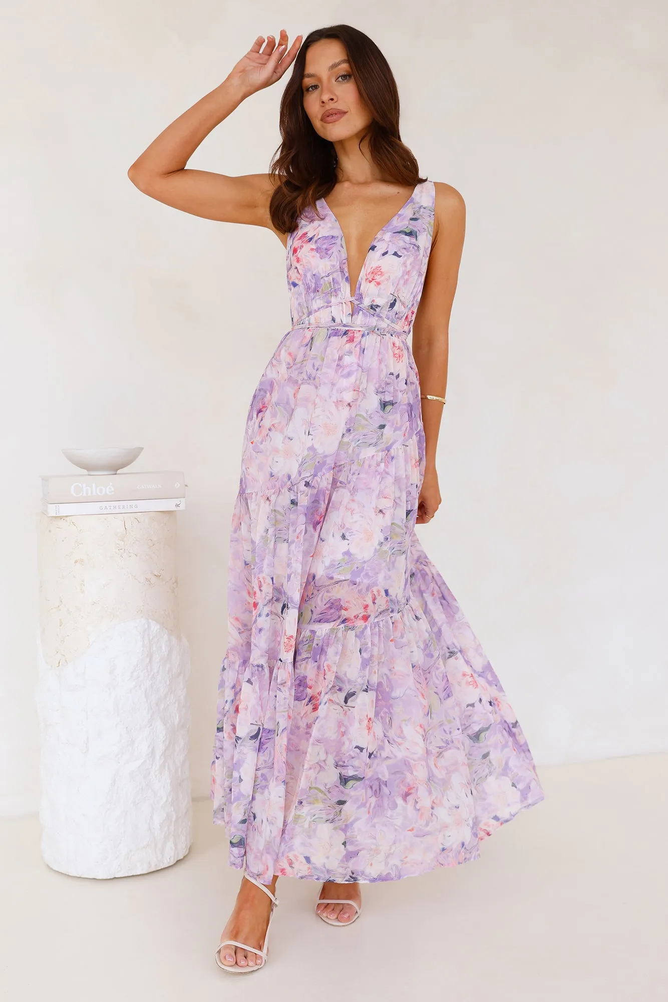 Zephyra Maxi Dress Lilac sold by Hello Molly product image thumbnail 4