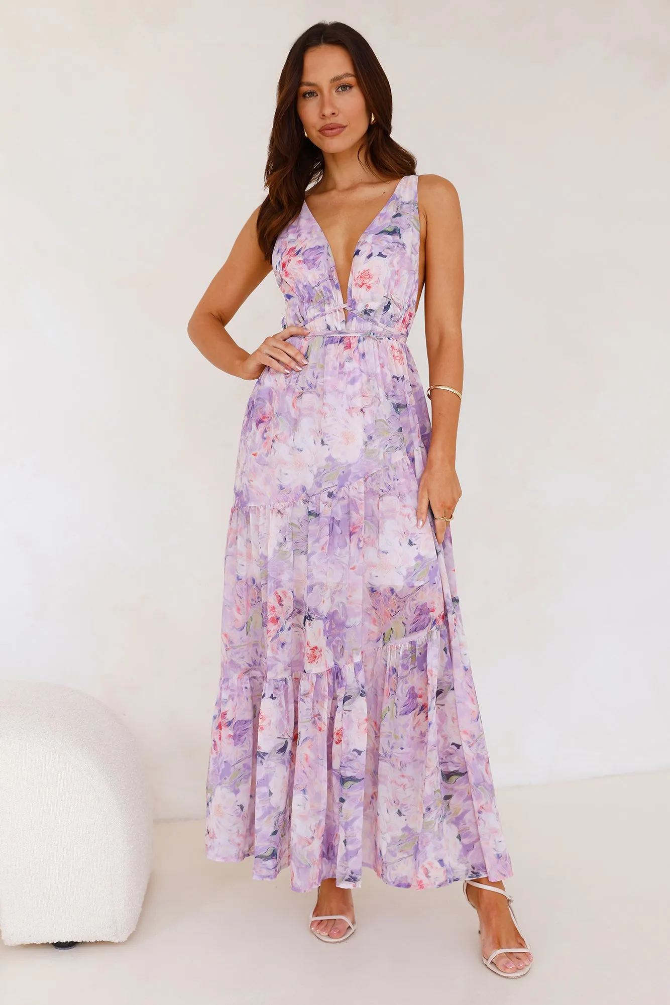 Zephyra Maxi Dress Lilac sold by Hello Molly