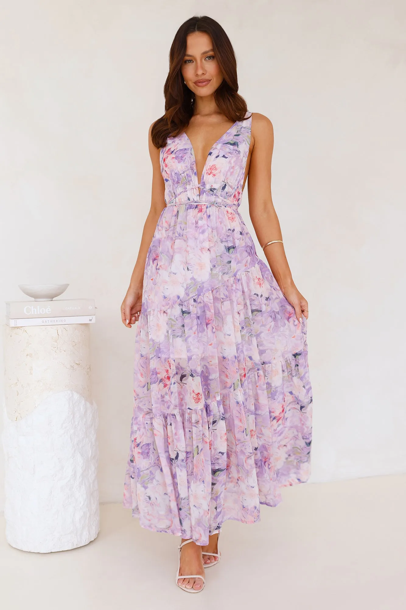 Zephyra Maxi Dress Lilac sold by Hello Molly product image thumbnail 5
