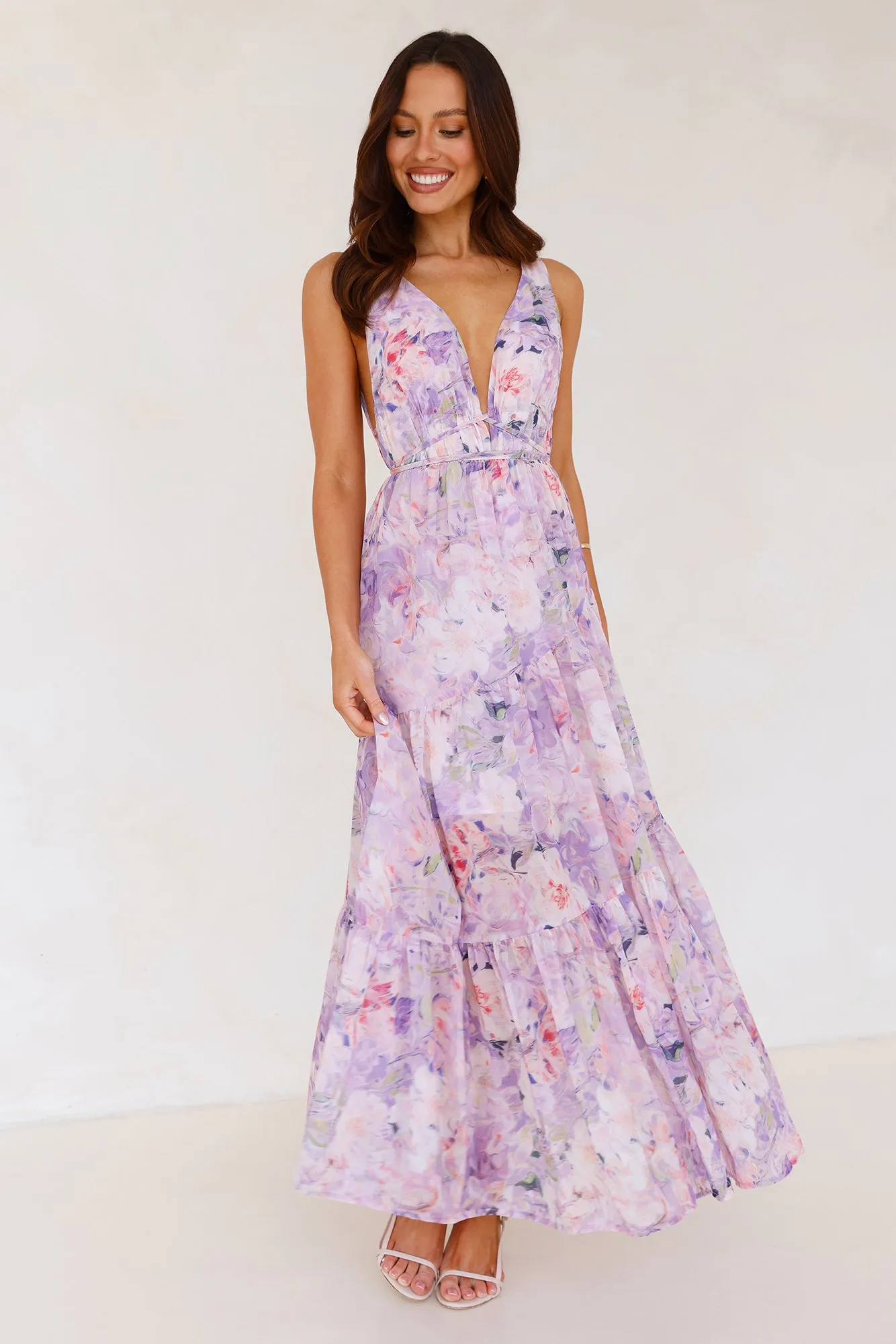 Zephyra Maxi Dress Lilac sold by Hello Molly product image thumbnail 2
