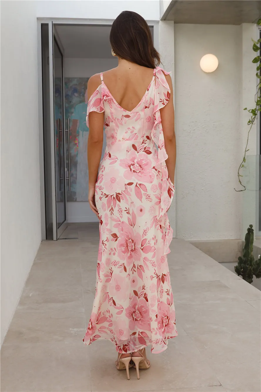 Soft Days Maxi Dress Pink sold by Hello Molly product image thumbnail 5