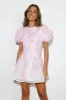 Cutest Event Mini Dress White Print sold by Hello Molly