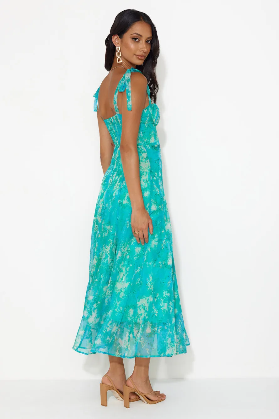 Dressing Up Midi Dress Green sold by Hello Molly product image thumbnail 5