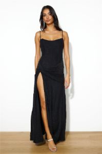 Designer Looks Maxi Dress Black sold by Hello Molly