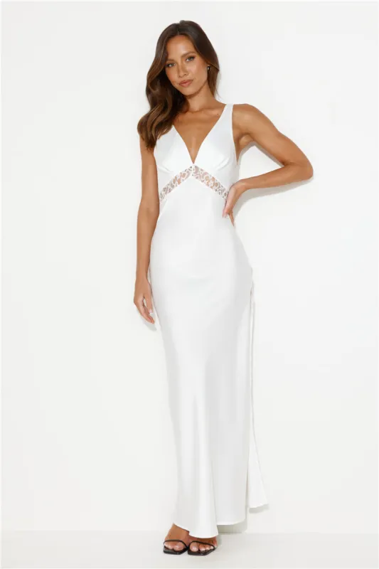 LIONESS Dakota Maxi Dress Porcelain sold by Hello Molly