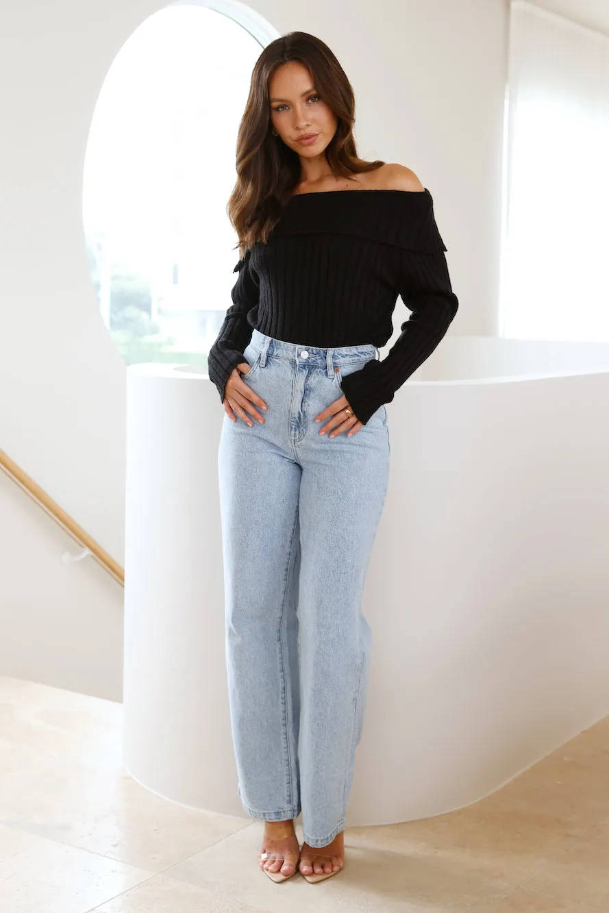 Winter Date Night Knit Top Black sold by Hello Molly product image thumbnail 2