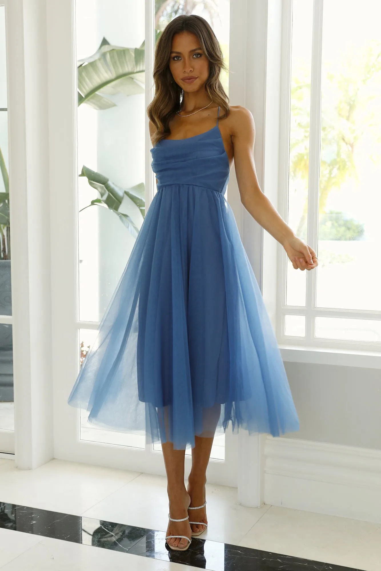 Fairy Vibes Midi Dress Blue sold by Hello Molly product image thumbnail 2