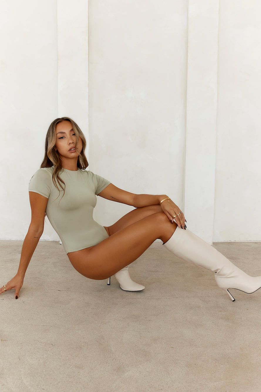 HELLO MOLLY Core Contour Bodysuit Sage sold by Hello Molly product image thumbnail 2