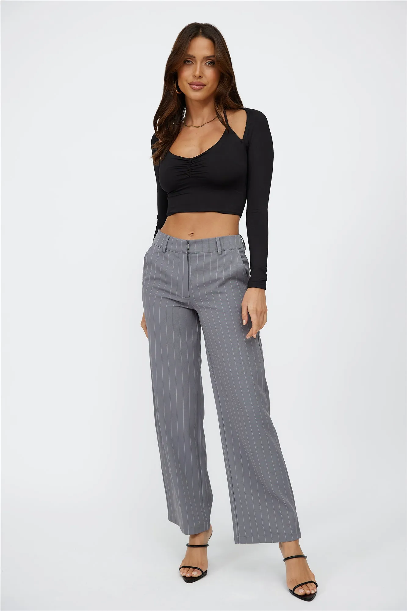 Taking Time Crop Black sold by Hello Molly product image thumbnail 4