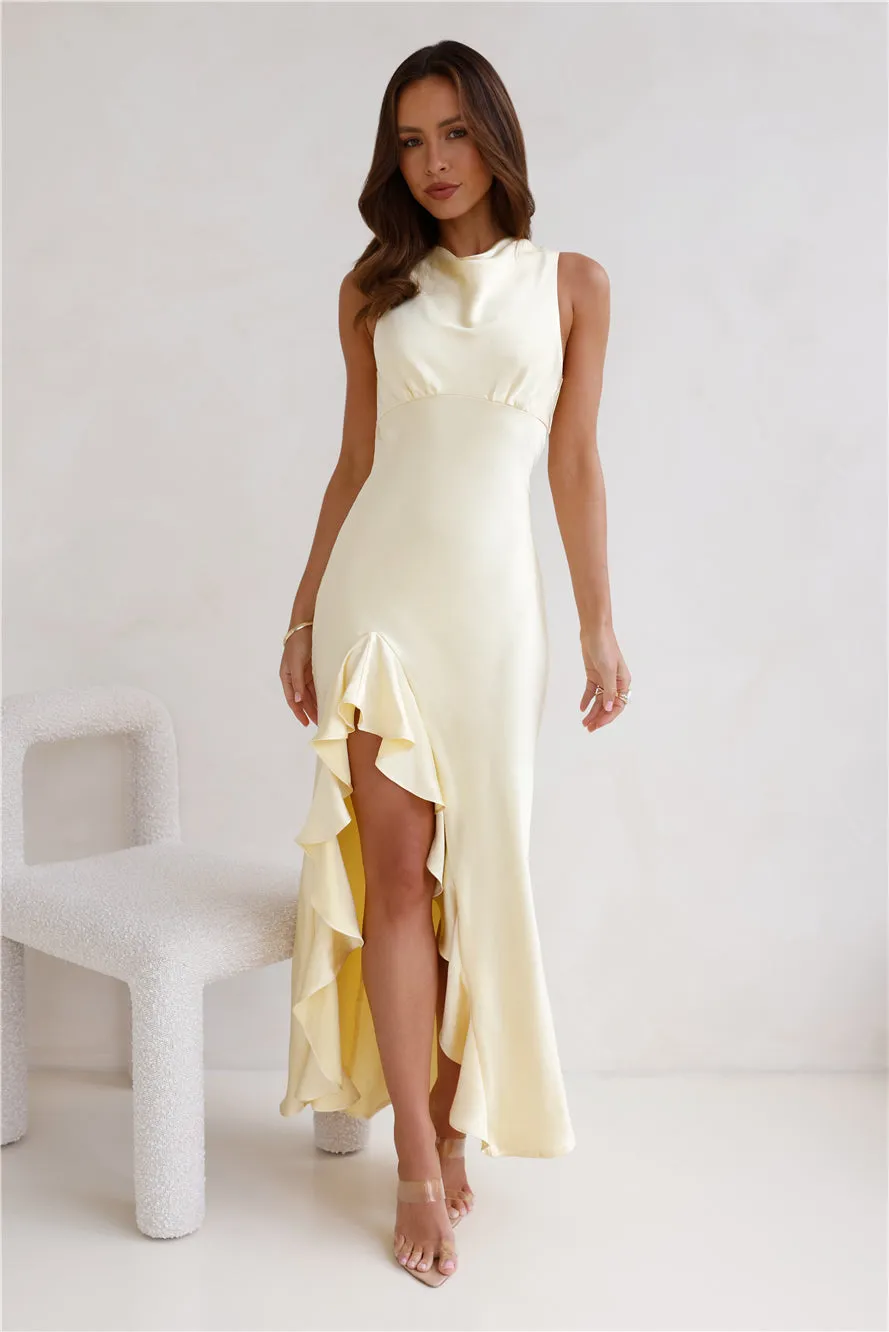 Lavish Status Maxi Dress Yellow sold by Hello Molly product image thumbnail 4