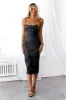 HELLO MOLLY Secured Midi Dress Black sold by Hello Molly