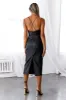 HELLO MOLLY Secured Midi Dress Black sold by Hello Molly