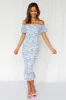 Blessings Midi Dress Blue sold by Hello Molly