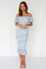 Blessings Midi Dress Blue sold by Hello Molly