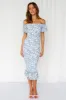 Blessings Midi Dress Blue sold by Hello Molly
