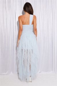 Lavish Style Tulle Maxi Dress Blue sold by Hello Molly