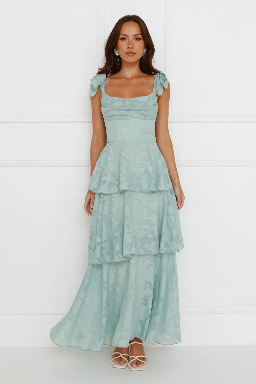 Alix Maxi Dress Sage sold by Hello Molly