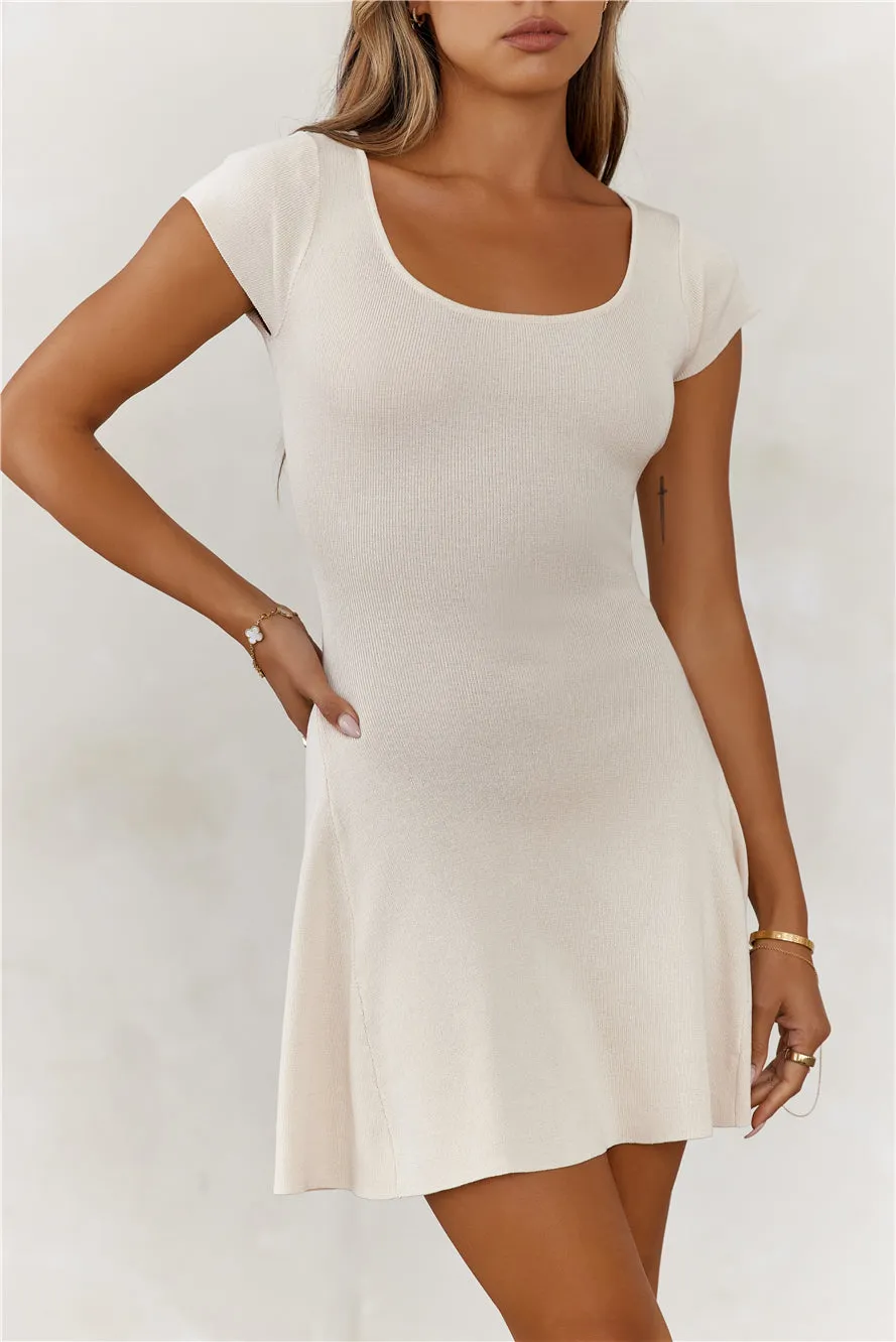 City Slick Mini Dress Ivory sold by Hello Molly product image thumbnail 3