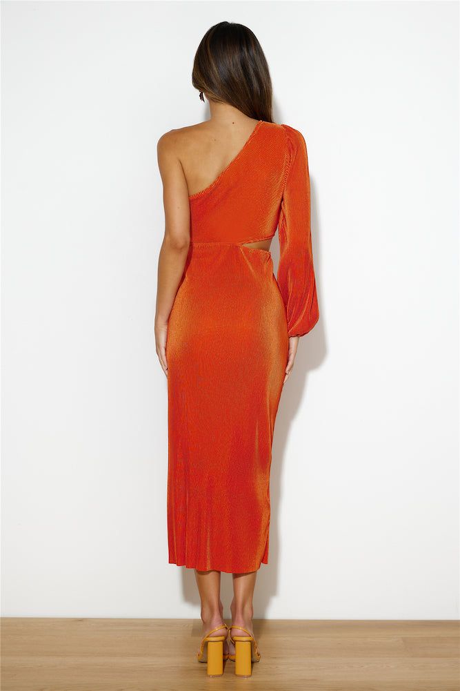 Honey Lover Midi Dress Orange sold by Hello Molly product image thumbnail 5