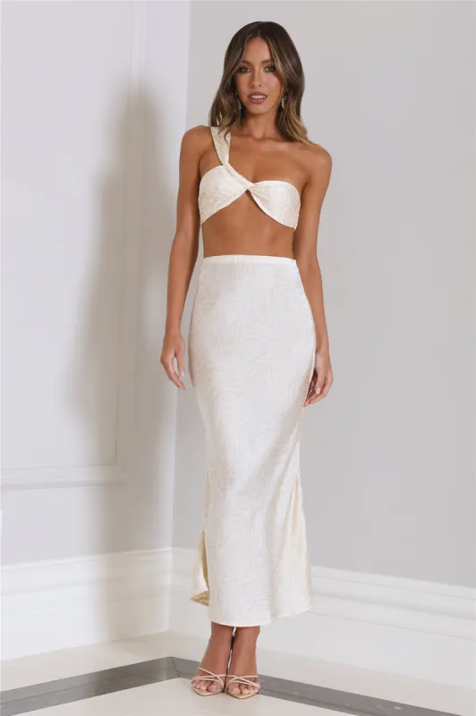 HELLO MOLLY Wildest Hearts Crop Top Beige sold by Hello Molly