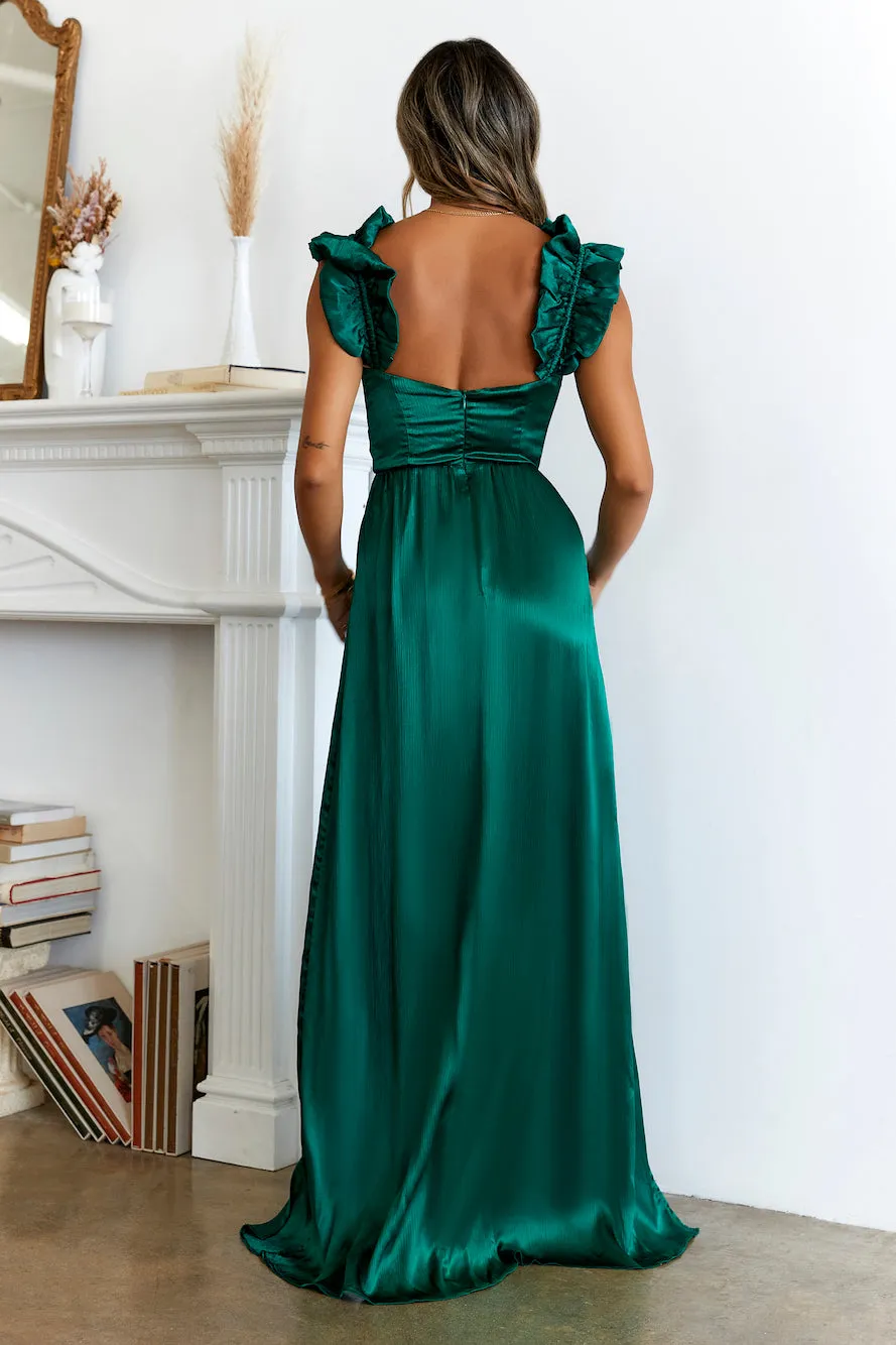 HELLO MOLLY Pretty First Impression Dress Forest Green sold by Hello Molly product image thumbnail 5