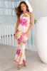 Glitz Show Satin Maxi Dress Yellow sold by Hello Molly