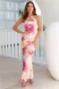 Glitz Show Satin Maxi Dress Yellow sold by Hello Molly