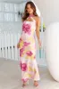 Glitz Show Satin Maxi Dress Yellow sold by Hello Molly
