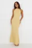 Statements Of Style Halter Maxi Dress Yellow sold by Hello Molly