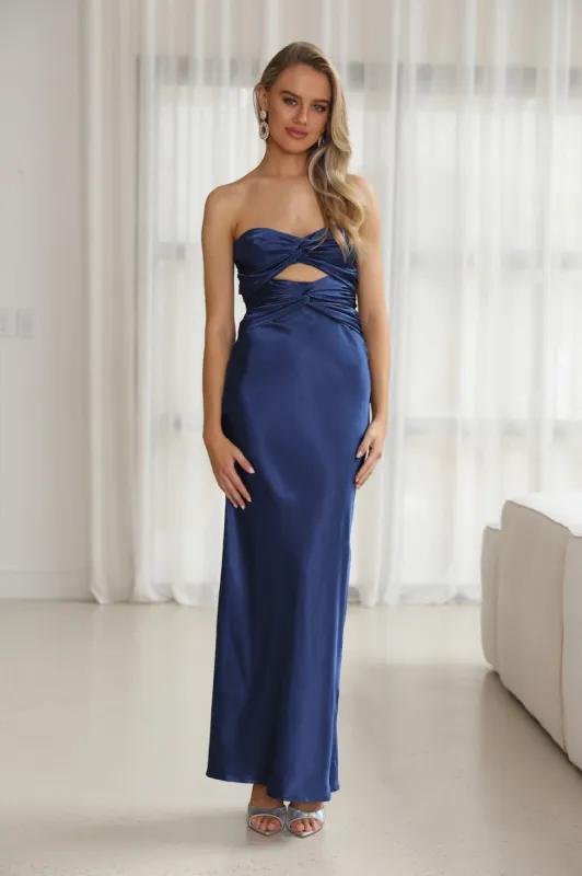 The Fun Girlie Maxi Dress Navy sold by Hello Molly