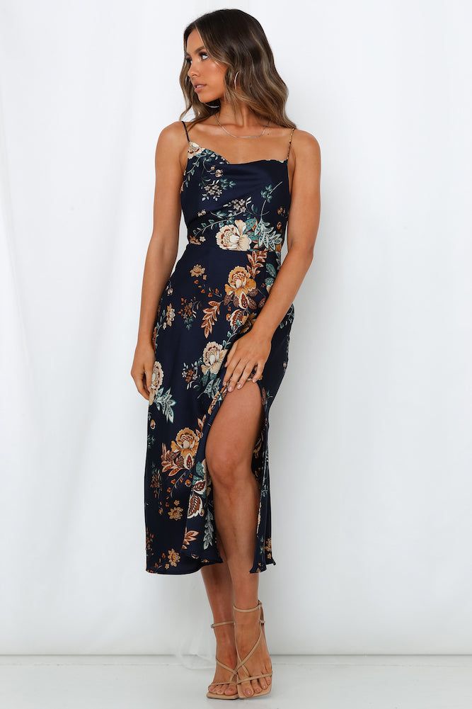Atlas Maxi Dress Navy sold by Hello Molly product image thumbnail 3