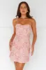 Finding Beauty Strapless Mini Dress Pink sold by Hello Molly