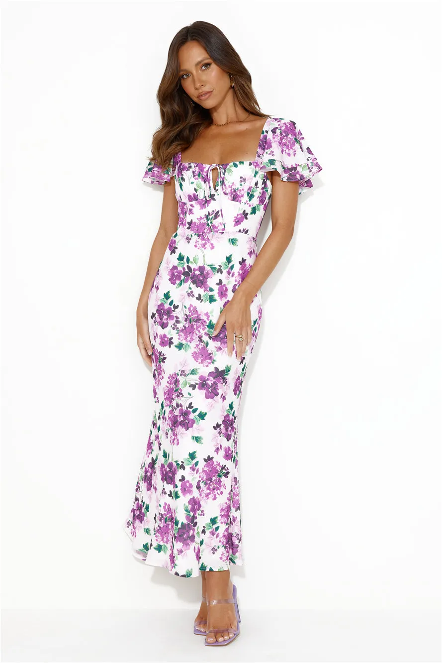 Great Things Maxi Dress Purple sold by Hello Molly